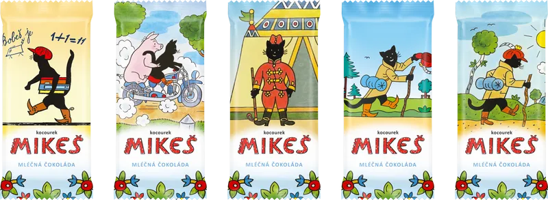 Carla Mléčná čokoláda Mikeš 20 g